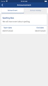 Phum Student Portal screenshot