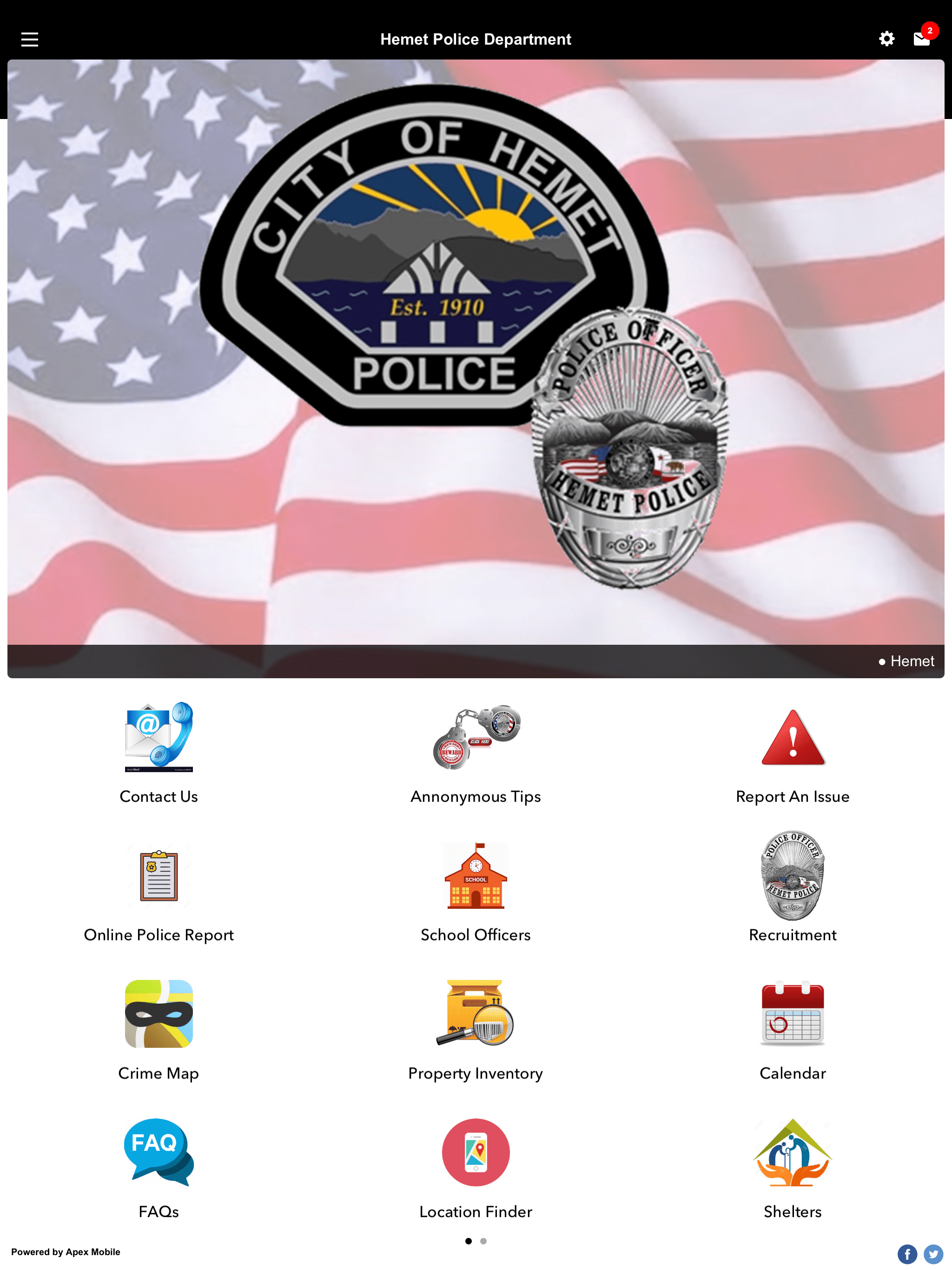 Hemet Police Department screenshot 3