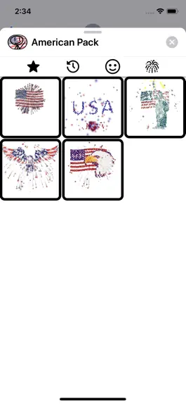 Game screenshot Stickmoji American Stickers apk