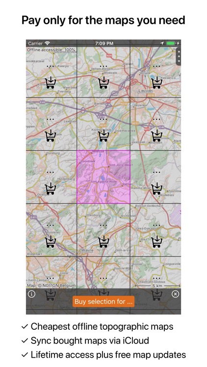 Topo GPS Belgium