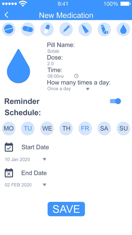 Daily Pill Reminder & Tracker