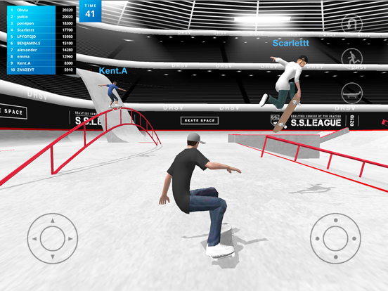 Skate Space iPad app afbeelding 1