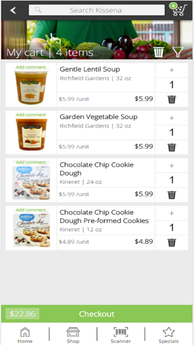 Aron’s iPhone screenshot 5 - Food & Drink app