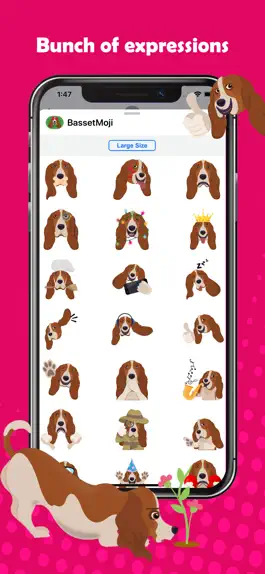 Game screenshot BassetMoji - Basset Emojis apk