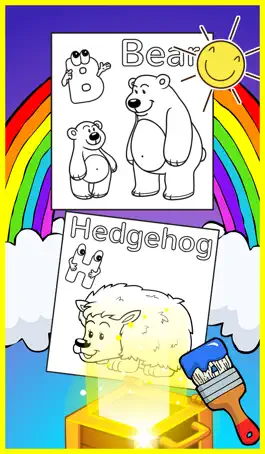 Game screenshot ABC Animals Coloring Book apk