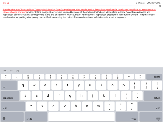 Screenshot #4 pour News Typing