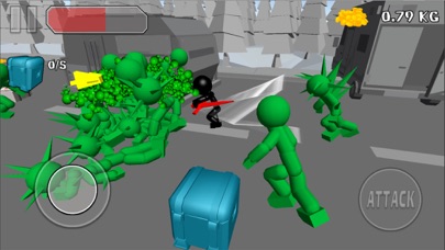 Screenshot #2 pour Stickman Killing Zombie 3D