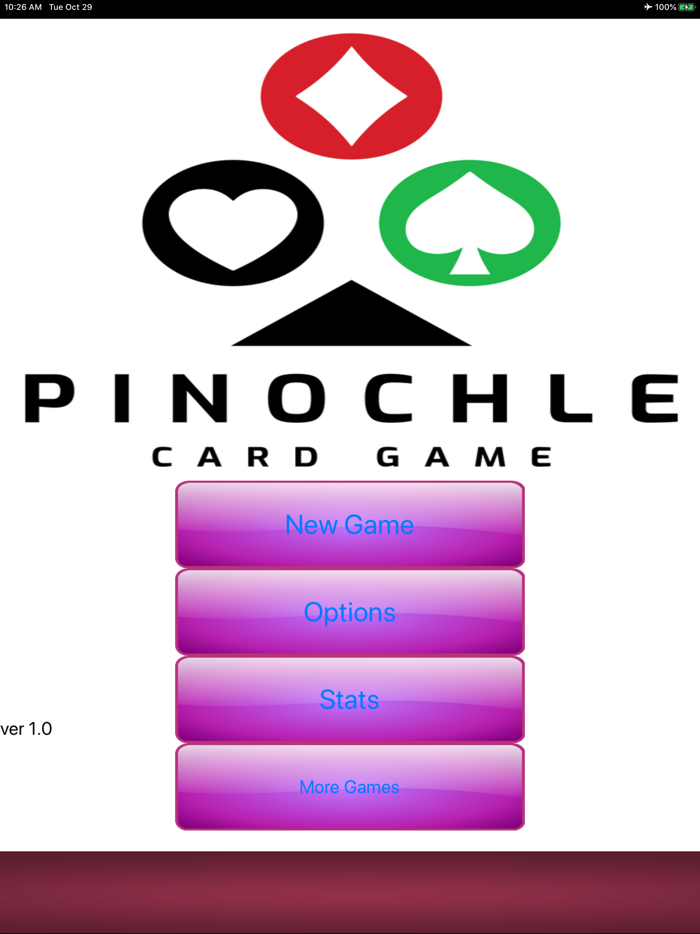Pinochle Card Game