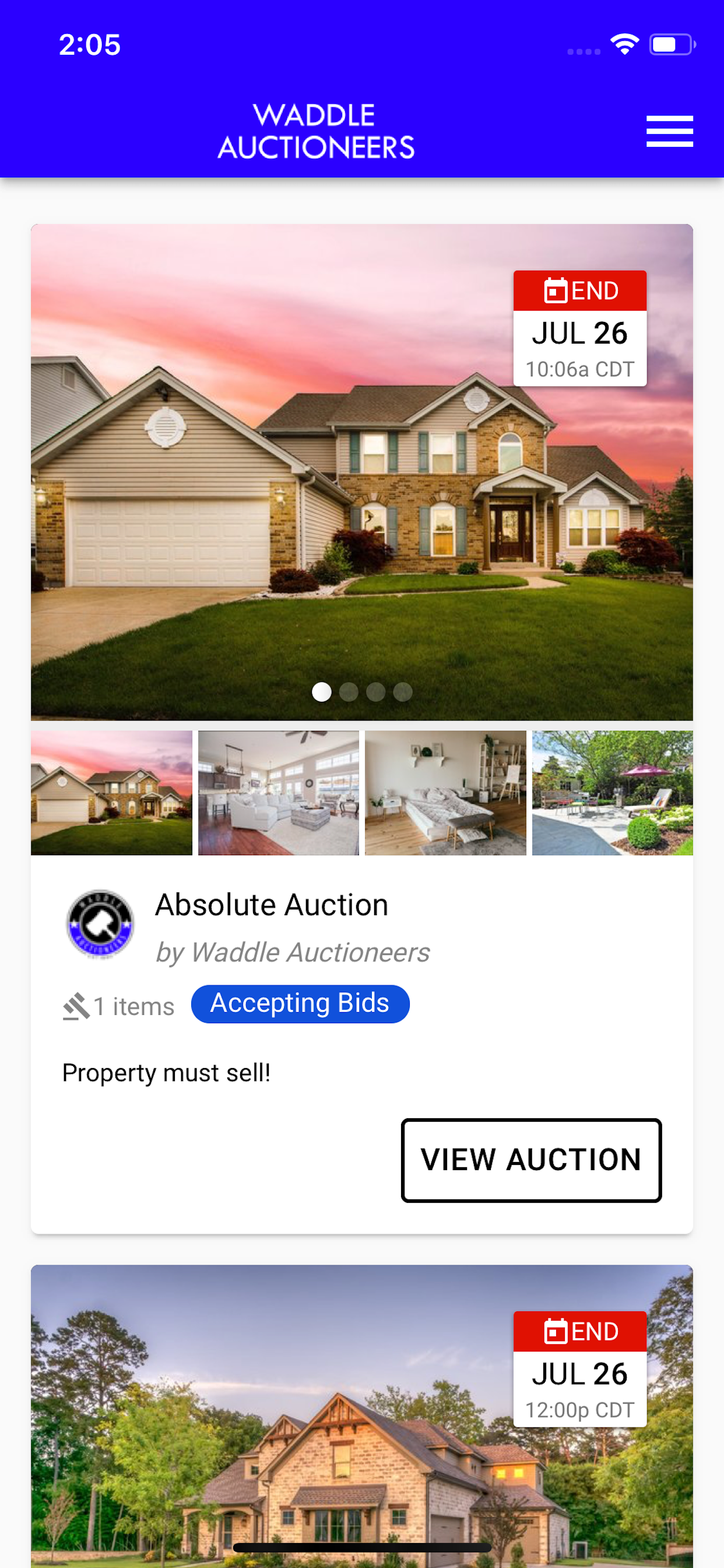 Waddle Auctioneers screenshot 3