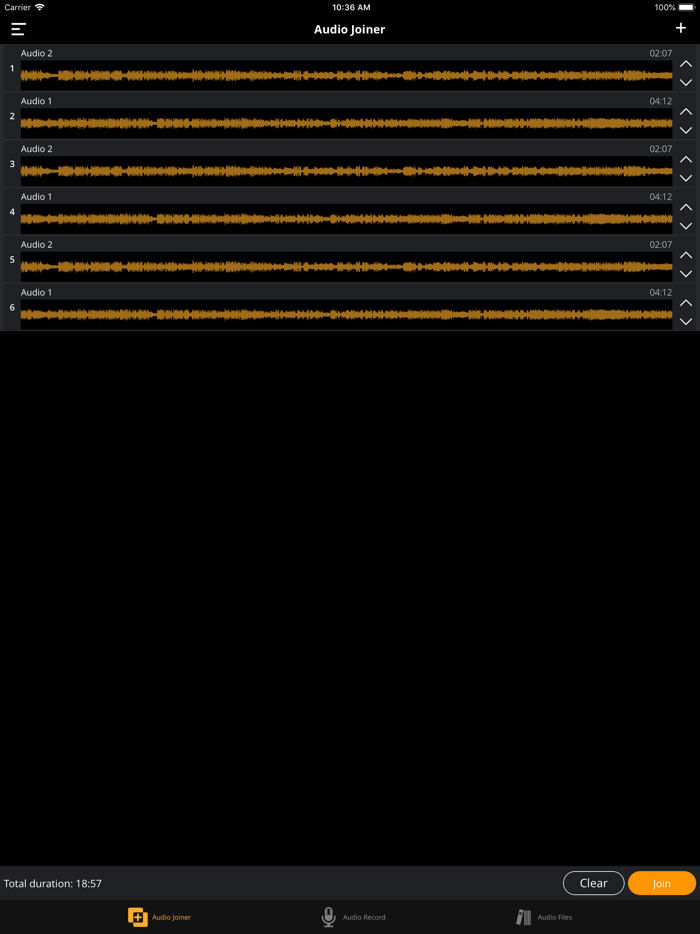 Audio Joiner Merge and Recorder