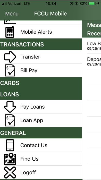 Screenshot #2 pour FCCU Mobile