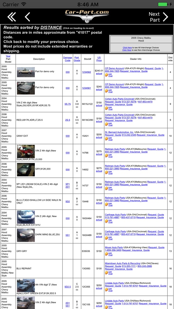 【图】Car-Part.com Auto Parts Market(截图2)