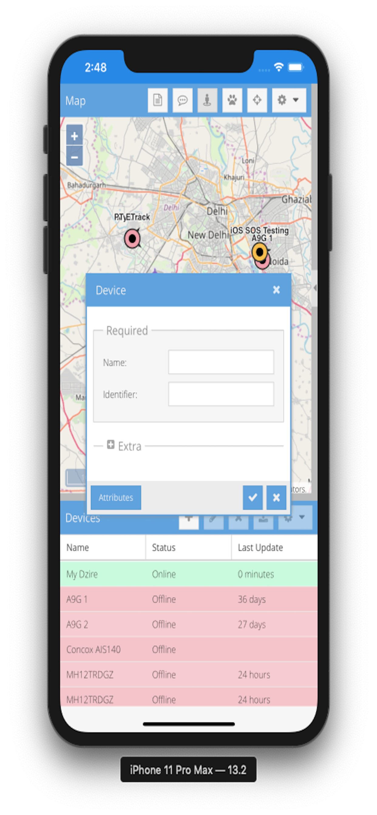 TrackOm2 GPS Tracking App