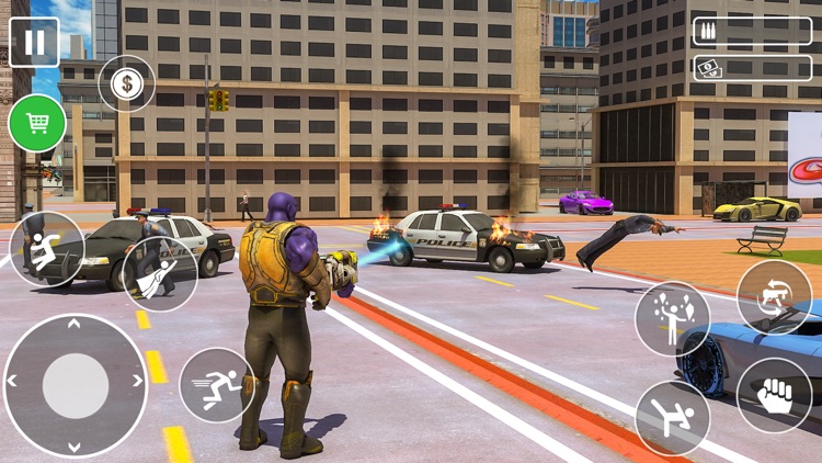 Miami Rope Hero Gangstar screenshot-3