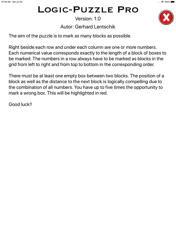Logik Puzzle iPad screenshot
