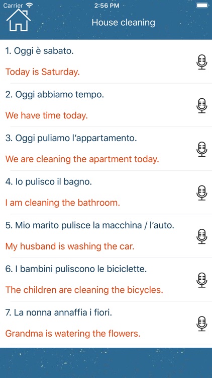 Italian Vocabulary & Phrase screenshot-6