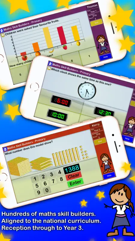 Maths Skill Builders - UK screenshot 1 of 5