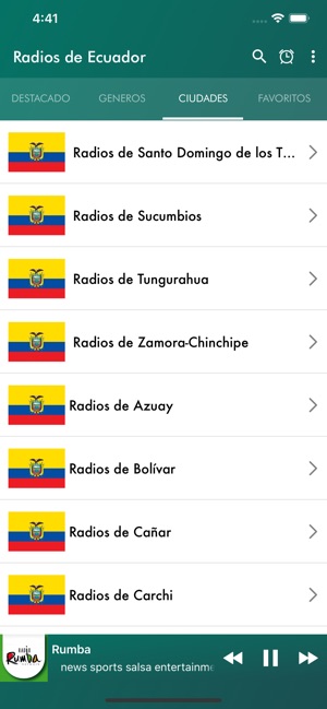 Radios de Ecuador su App Store