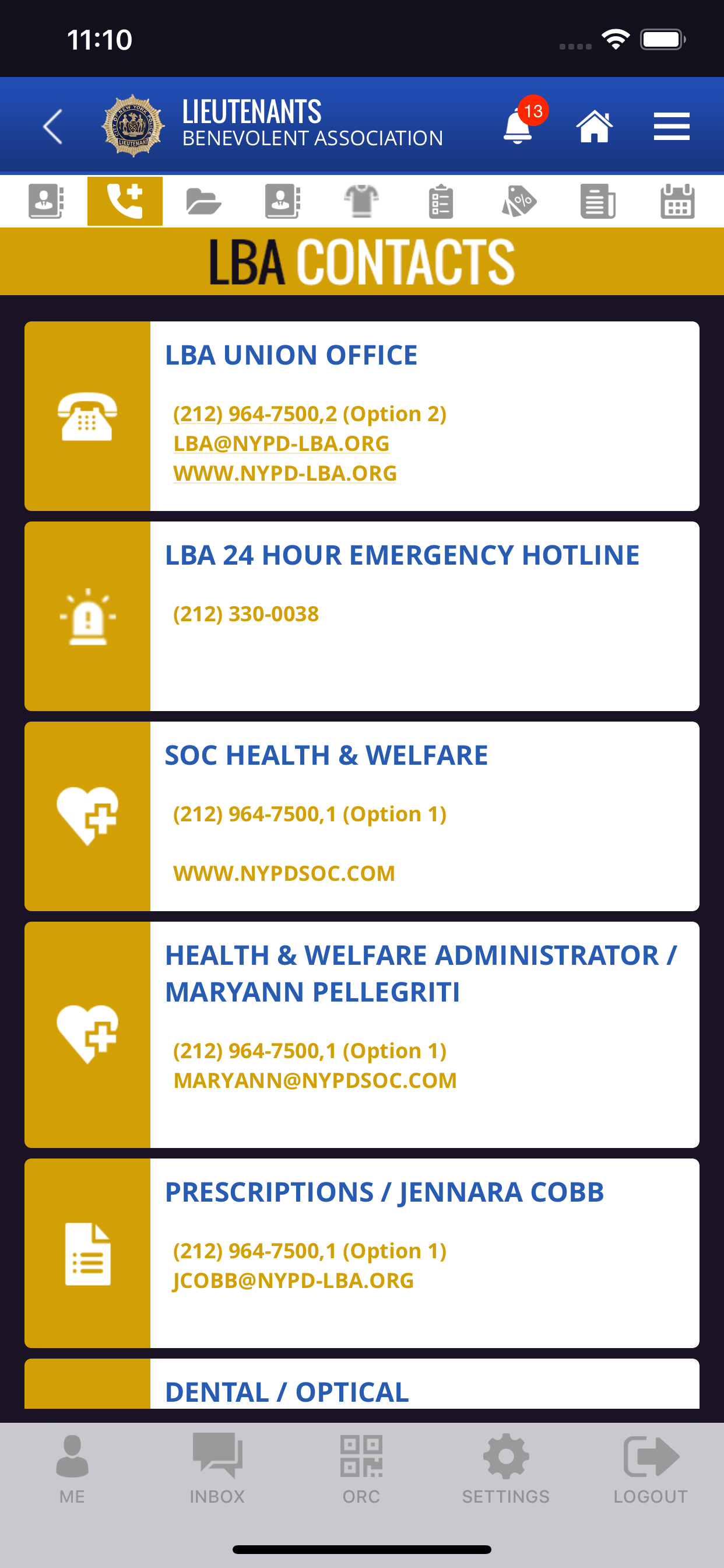 LBA NYPD