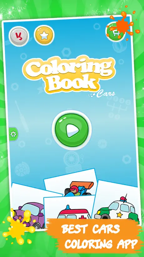 Best coloring book: Cars