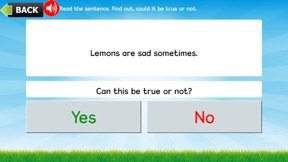 Read Sentences & Comprehension screenshot