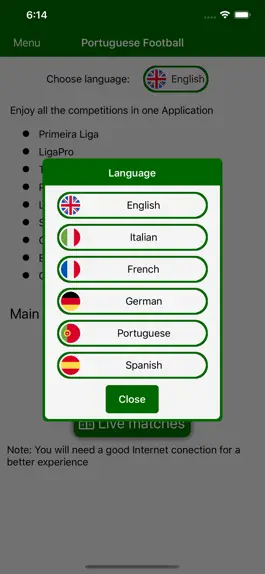 Game screenshot Portuguese Soccer live apk