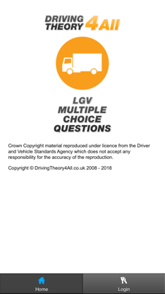 LGV Driving Theory Test 2019 screenshot 1