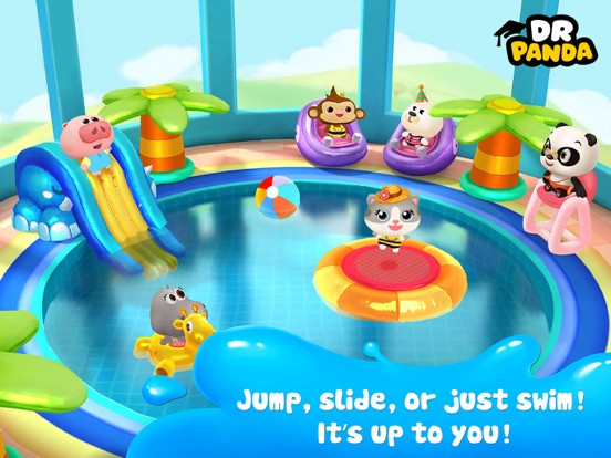 Dr. Panda Swimming Pool iPad screenshot 5 - Education app