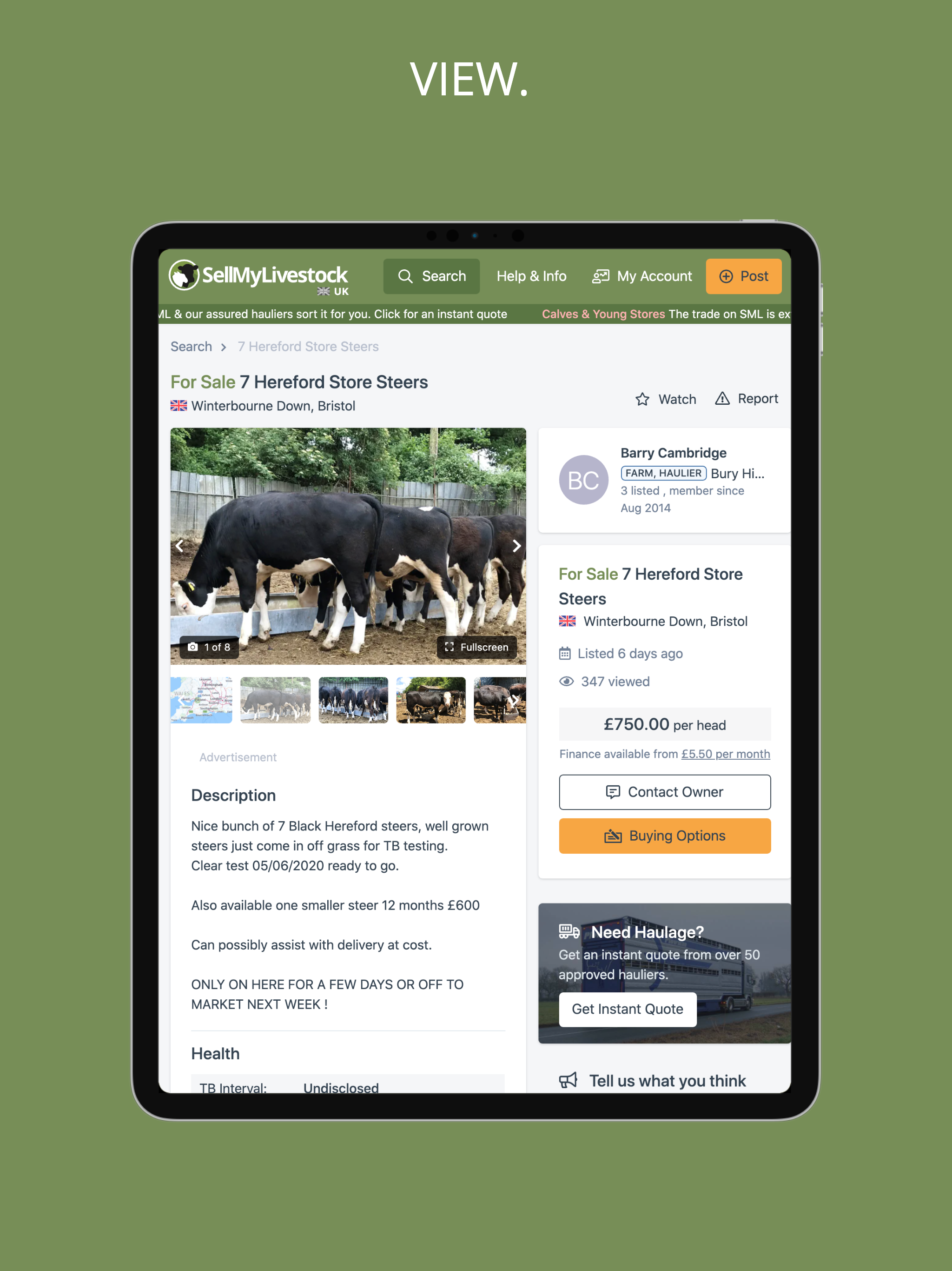 SellMyLivestock