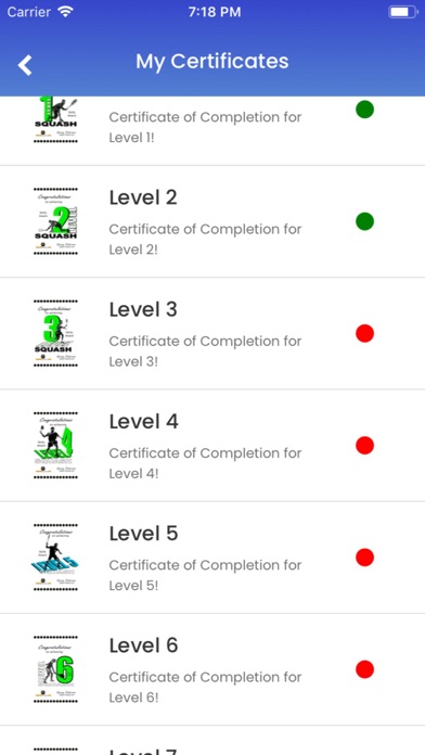 Squash Analysis Levels 1 - 10 screenshot