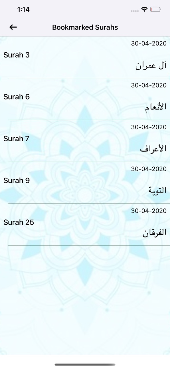 iPhone screenshot