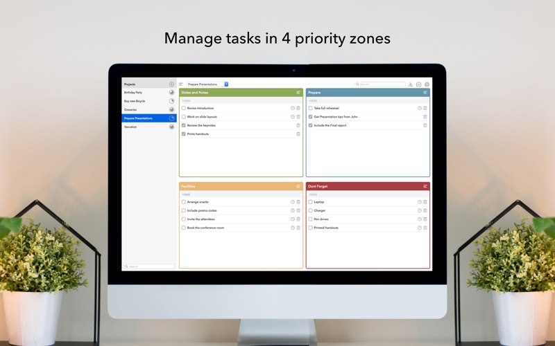 Screenshot #1 pour Quadranto - Manage Tasks