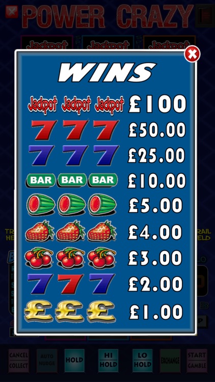 Power Crazy Fruit Machine Game screenshot-5