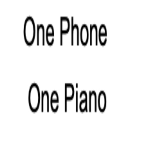 OnePhoneOnePiano