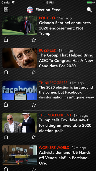 Your News Feed Screenshot