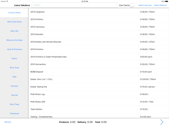 CDTCv1 iPad screenshot 1 - Shopping app