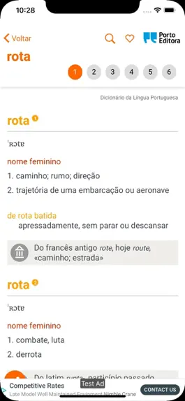 Game screenshot Dicionário Porto Editora hack