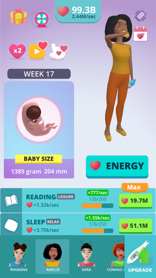 #7. Baby & Mom Idle Life Simulator (iOS) โดย: Gismart