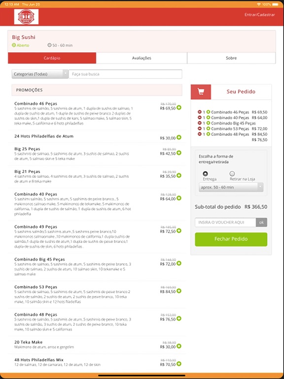 Screenshot #5 pour Big Sushi Delivery