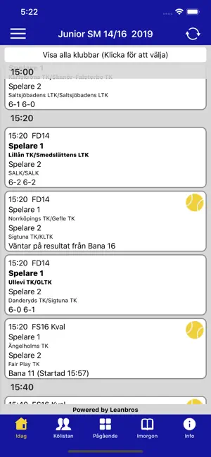 SvTF Turnering iPhone screenshot 2