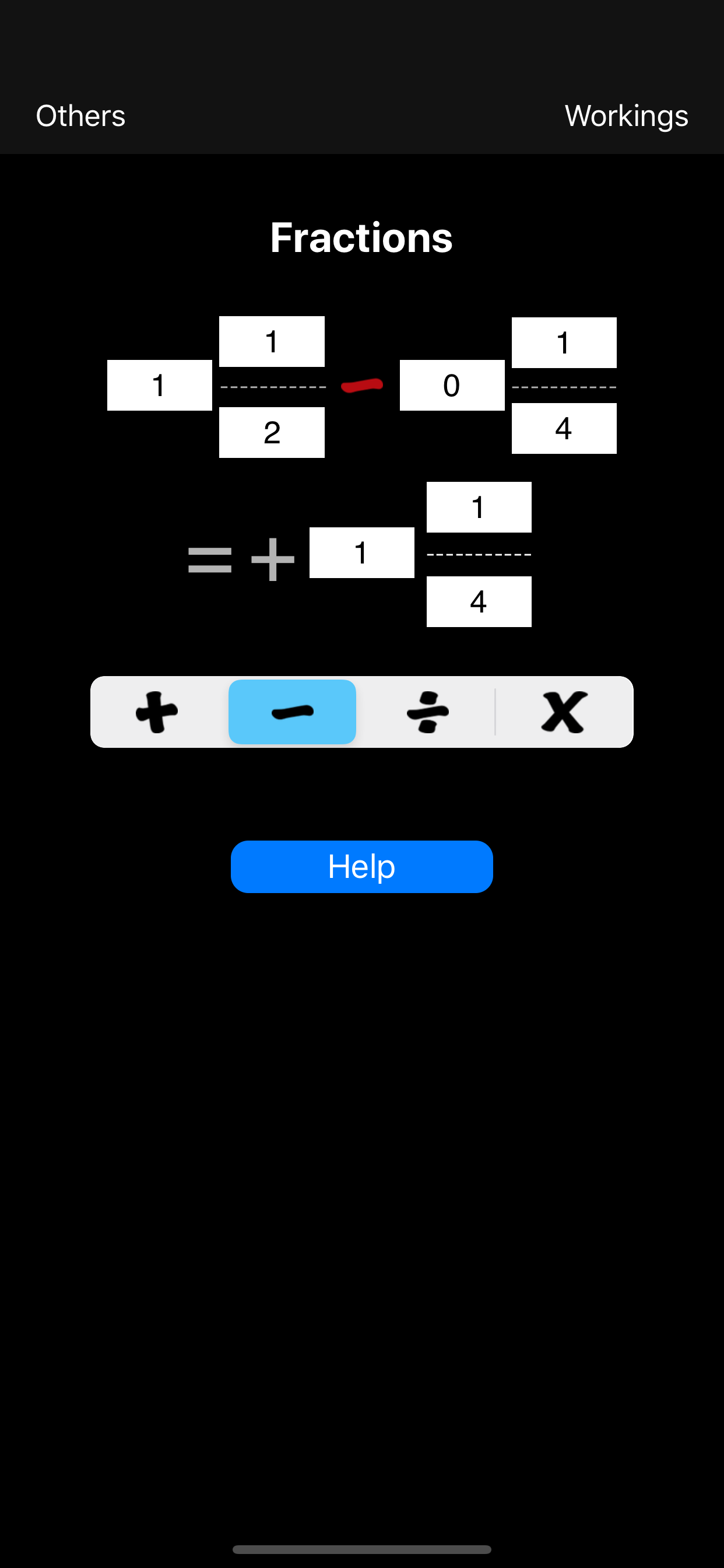 Fractions Calculator screenshot 3