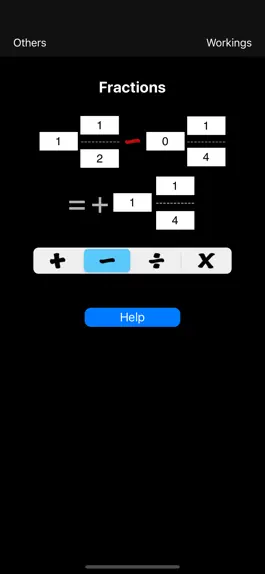 Game screenshot Fractions Calculator hack