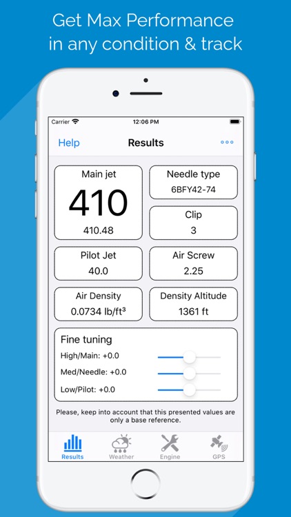 Jetting for Yamaha YZ 2T bikes