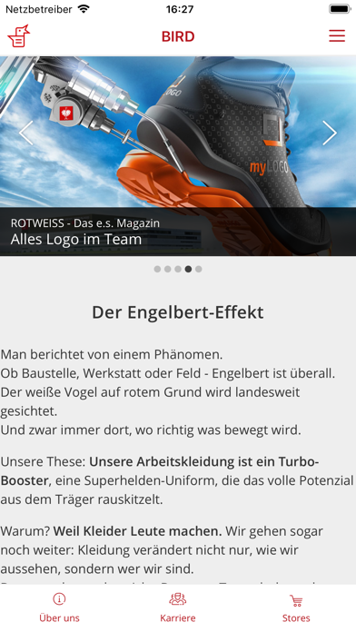 Screenshot #1 pour BIRD – Die STRAUSS Info-App