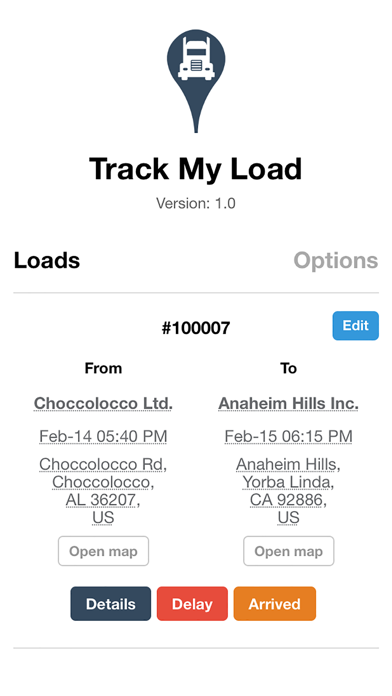 Track My Load screenshot 2