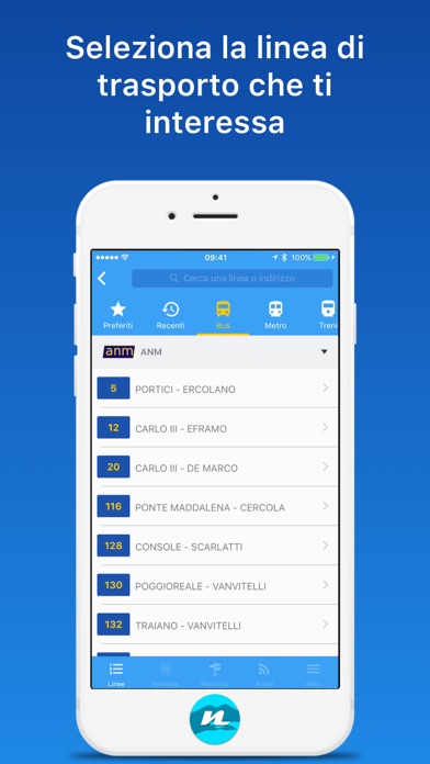 Gira Napoli Trasporto Pubblico iPhone screenshot 1