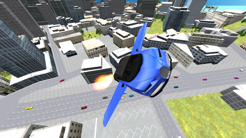 Flying Car Racing Simulator screenshot 4