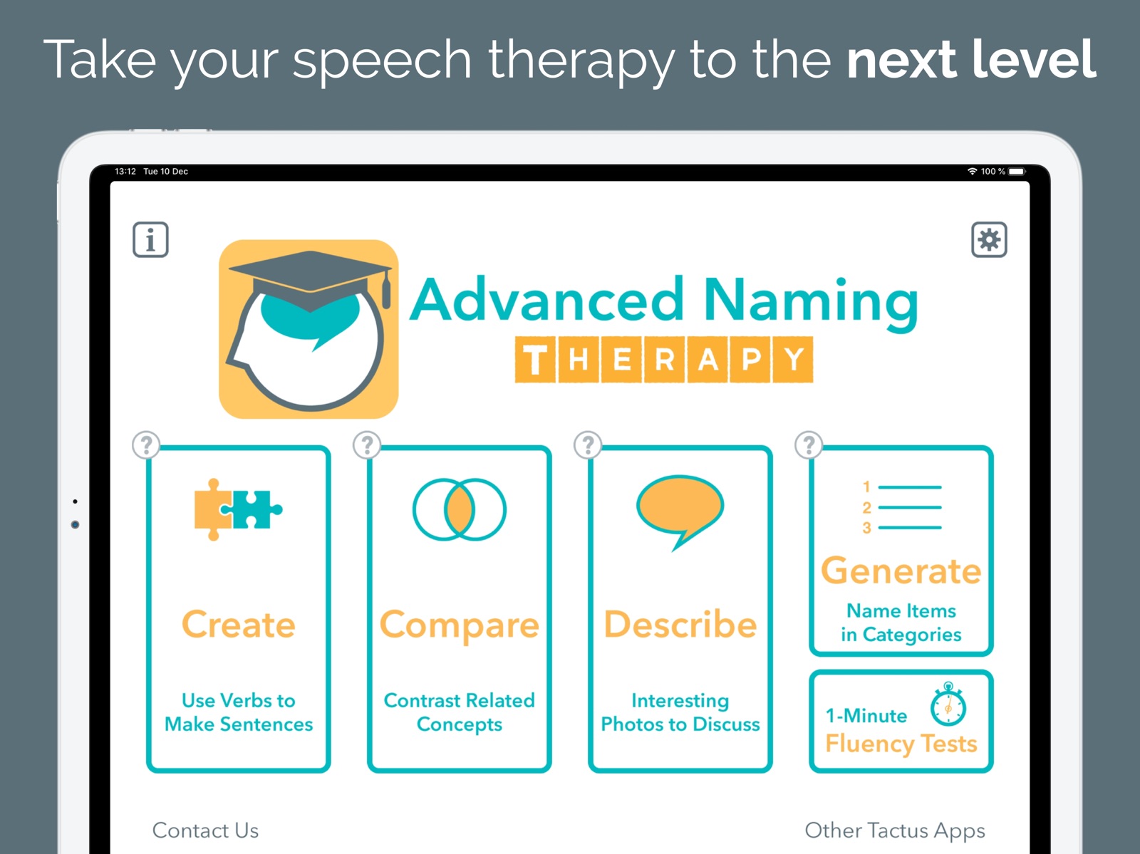 Advanced Naming Therapy ipad screenshot 1