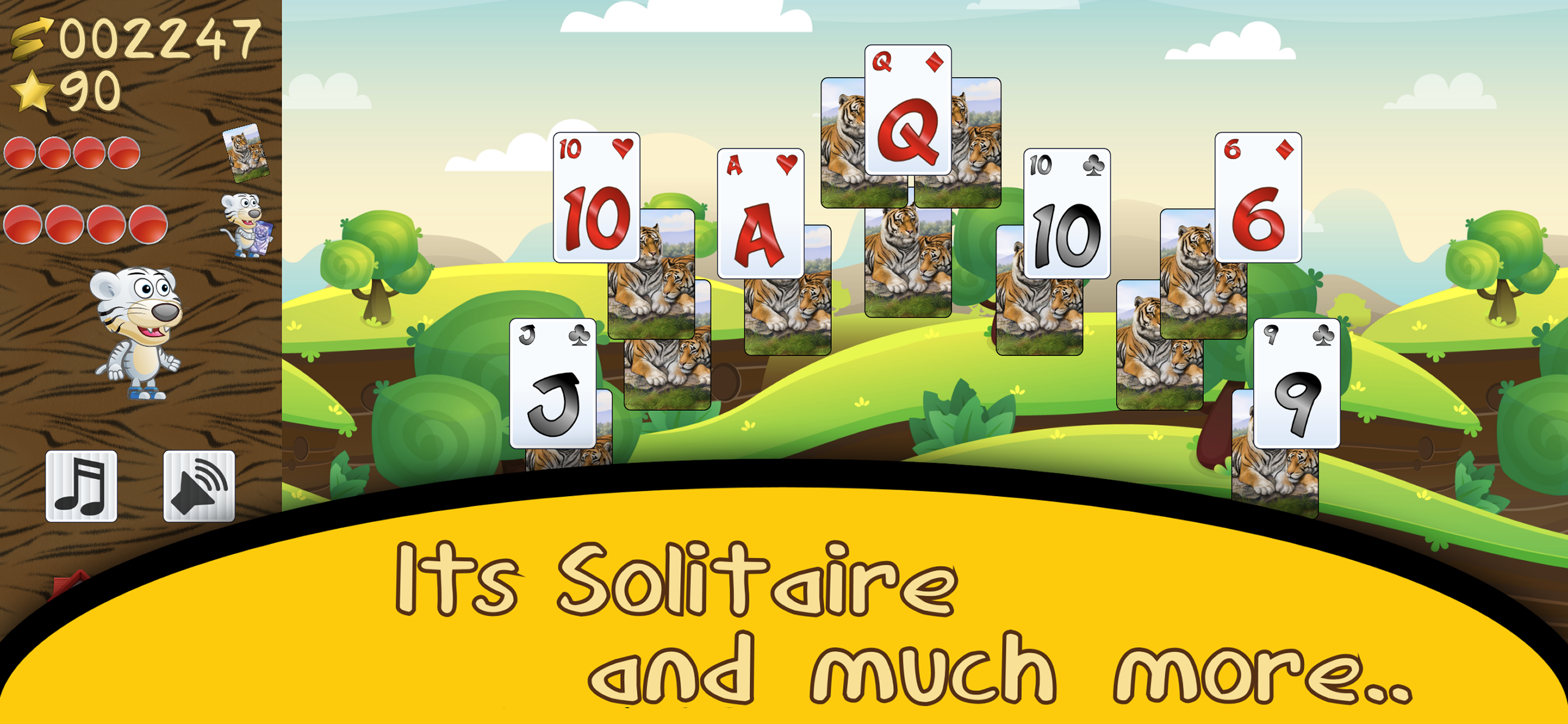 Tiger Solitaire, fun card game