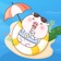 Little Eggy Pig app icon - Stickers app for iPhone